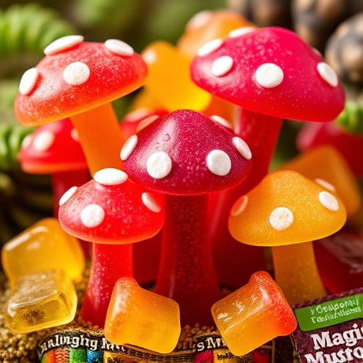 Vibrant Magic Mushroom Gummies Collection
