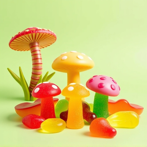 Vibrant Magic Mushroom Gummies Collection