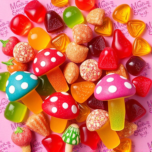 Vibrant Magic Mushroom Gummies Collection