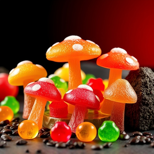 Vibrant Magic Mushroom Gummies Collection