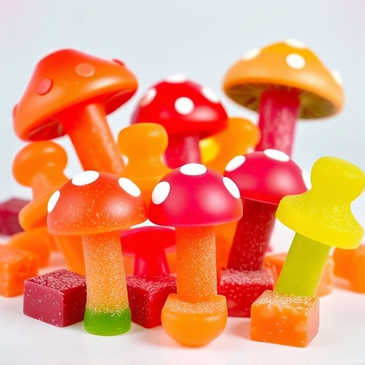 Vibrant Magic Mushroom Gummies Collection