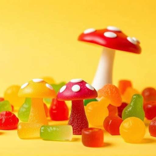 Vibrant Magic Mushroom Gummies Collection