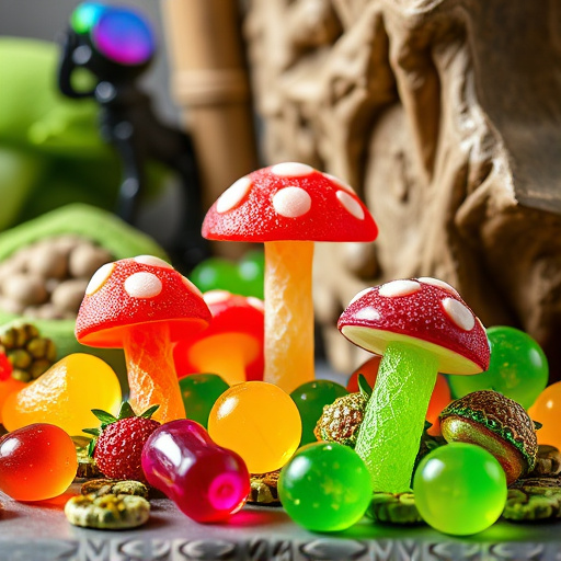 Vibrant Magic Mushroom Gummies Collection