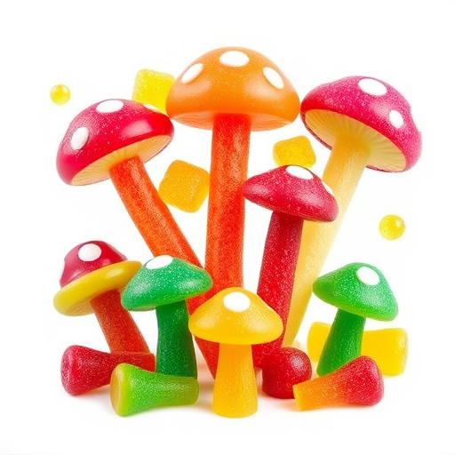 Vibrant Magic Mushroom Gummies Collection