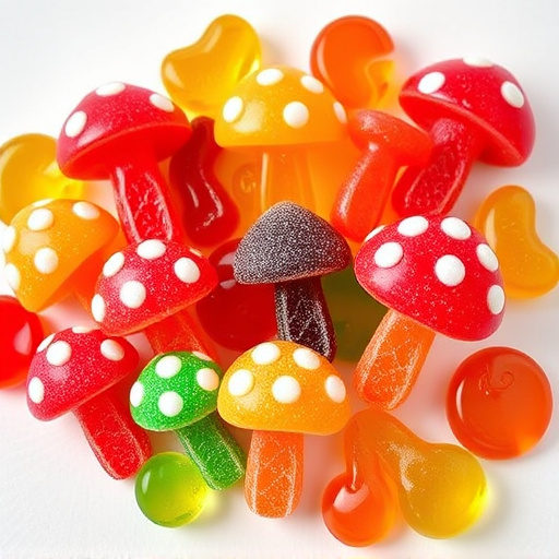 Vibrant Magic Mushroom Gummies Collection