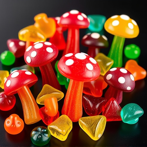 Vibrant Magic Mushroom Gummies Collection