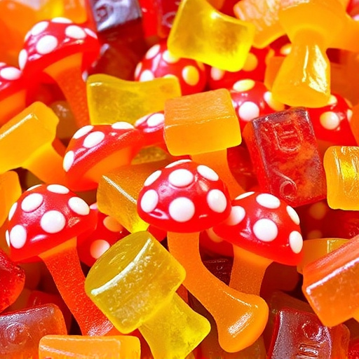 Vibrant Magic Mushroom Gummies Collection