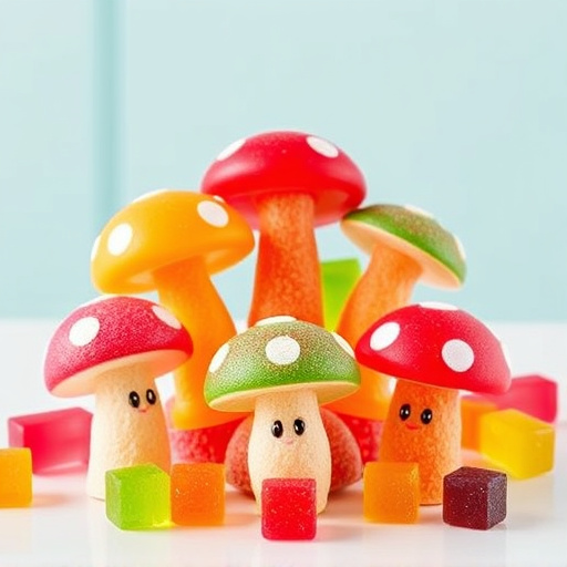 Vibrant Magic Mushroom Gummies Collection