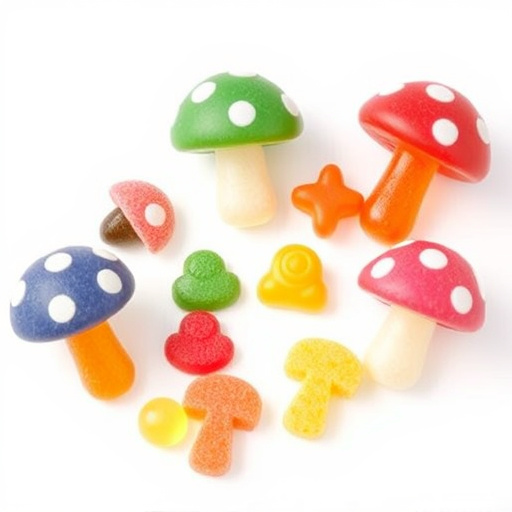 Vibrant Magic Mushroom Gummies Collection