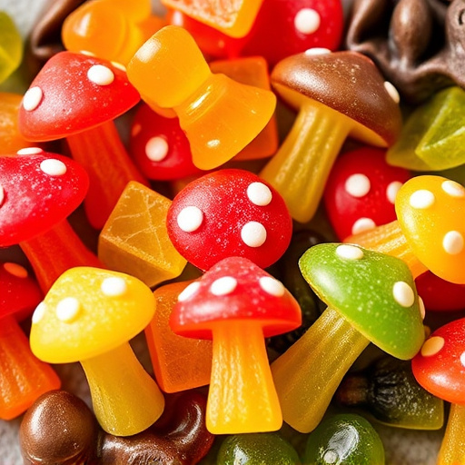 Vibrant Magic Mushroom Gummies Collection
