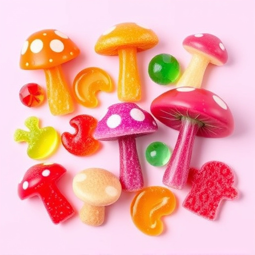 Vibrant Magic Mushroom Gummies Collection