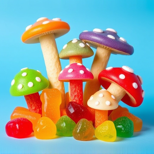 Vibrant Magic Mushroom Gummies Collection