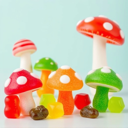 Vibrant Magic Mushroom Gummies Collection