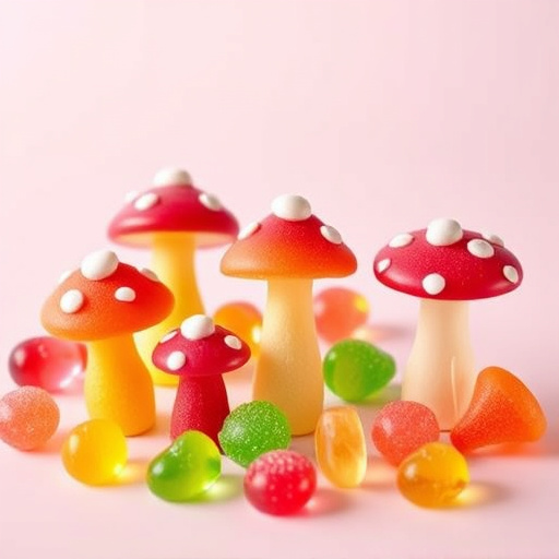 Vibrant Magic Mushroom Gummies Collection