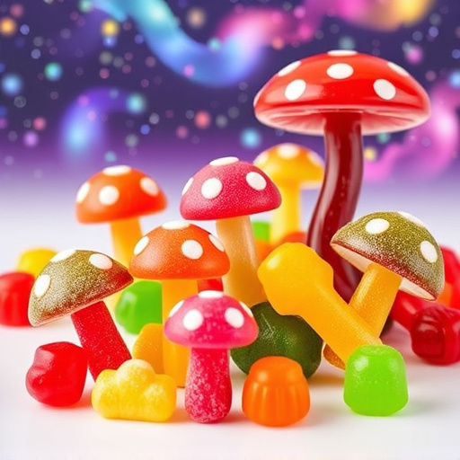 Vibrant Magic Mushroom Gummies Collection