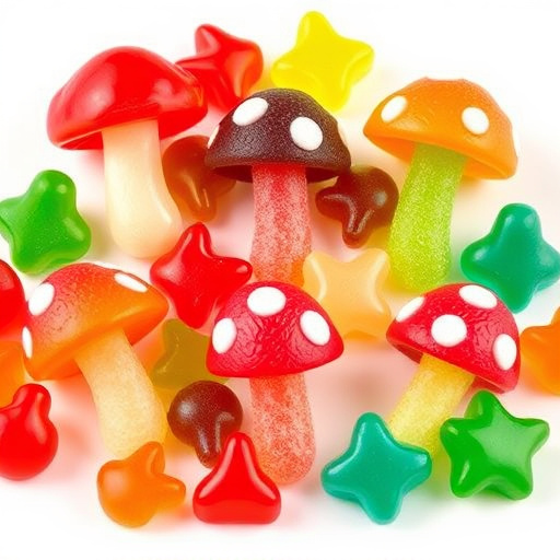 Vibrant Magic Mushroom Gummies Collection