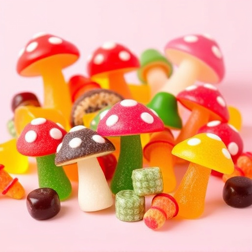 Vibrant Magic Mushroom Gummies Collection