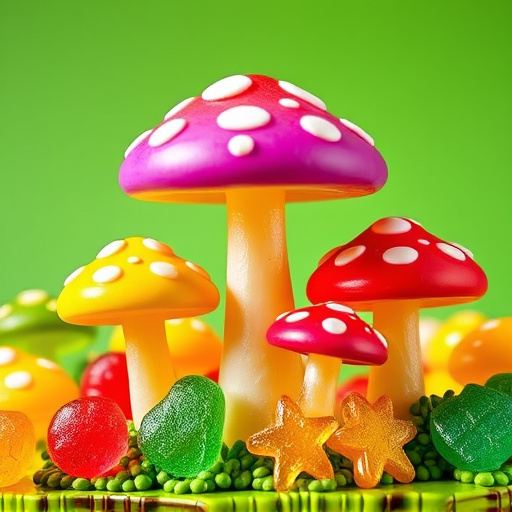 Vibrant Magic Mushroom Gummies Collection