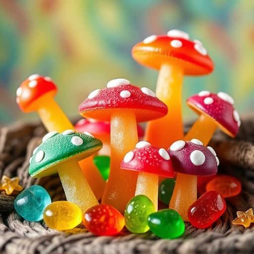 Vibrant Magic Mushroom Gummies Collection