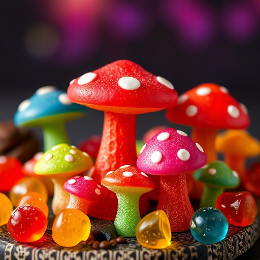Vibrant Magic Mushroom Gummies Collection