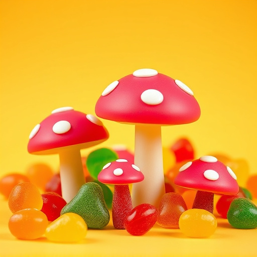 Vibrant Magic Mushroom Gummies Collection