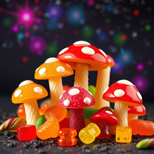 Vibrant Magic Mushroom Gummies Collection