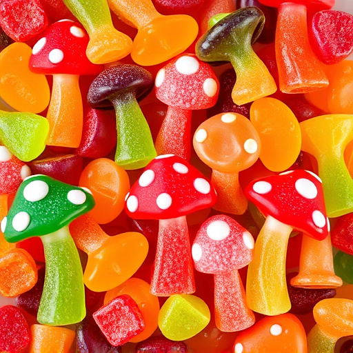 Vibrant Magic Mushroom Gummies Collection