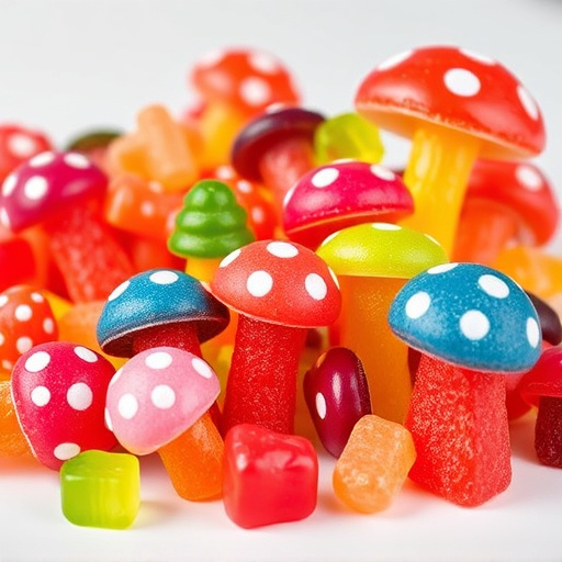 Vibrant Magic Mushroom Gummies Collection