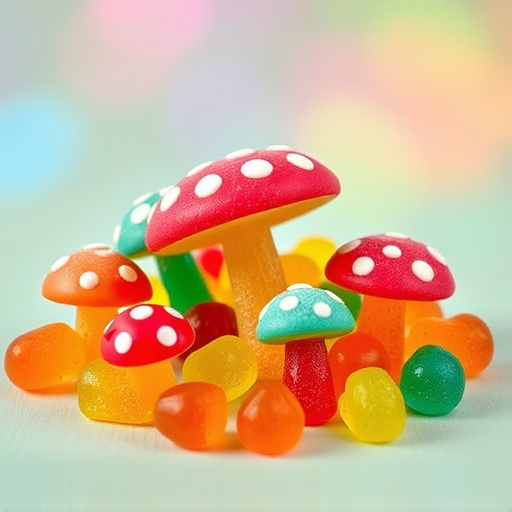 Vibrant Magic Mushroom Gummies Collection