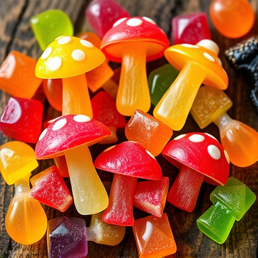 Vibrant Magic Mushroom Gummies Collection