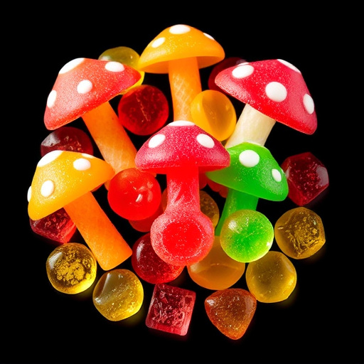 Vibrant Magic Mushroom Gummies Collection