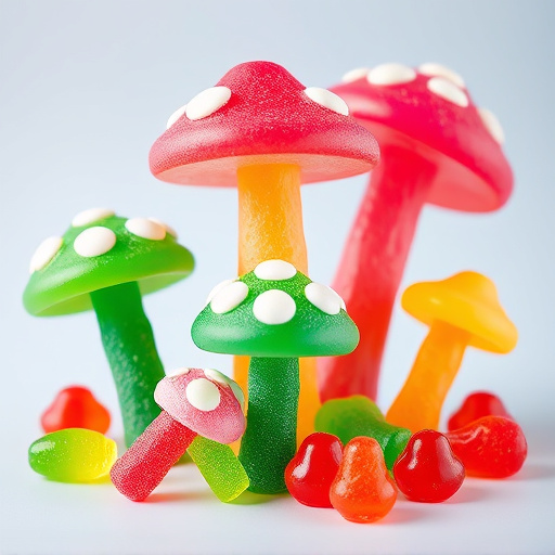 Vibrant Magic Mushroom Gummies Collection