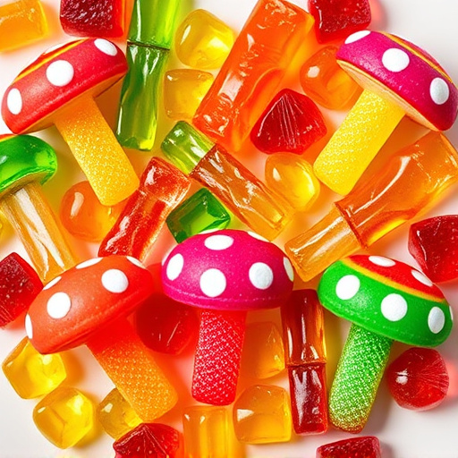 Vibrant Magic Mushroom Gummies Collection