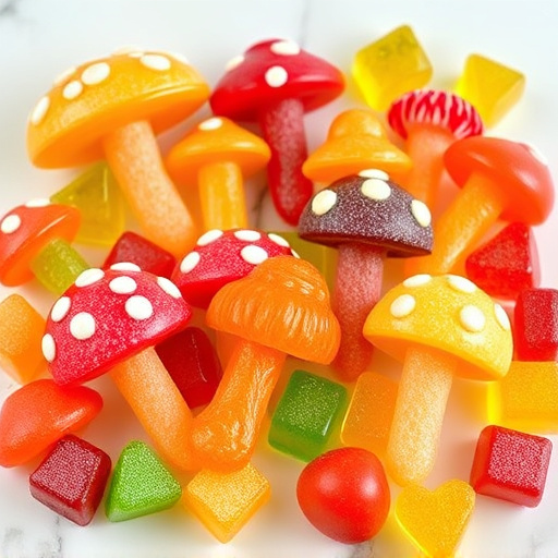 Vibrant Magic Mushroom Gummies Collection