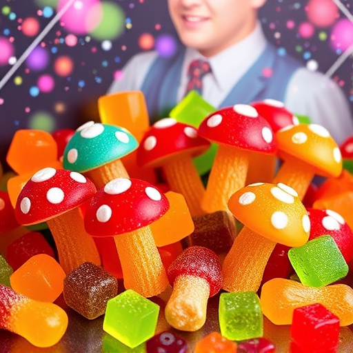 Vibrant Magic Mushroom Gummies Collection