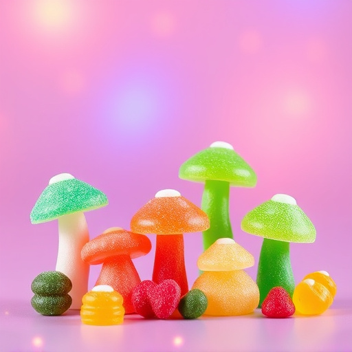 Vibrant Magic Mushroom Gummies Collection