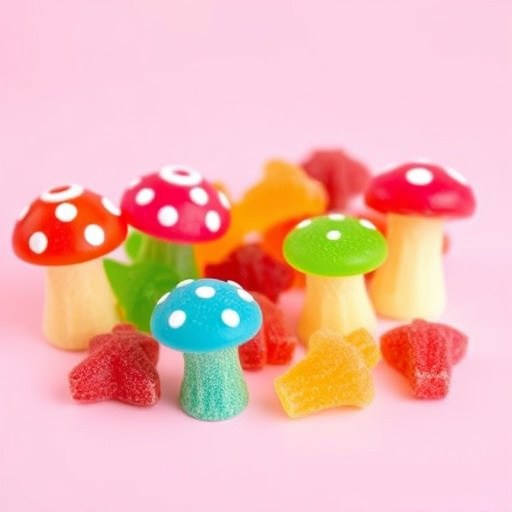 Vibrant Magic Mushroom Gummies Collection