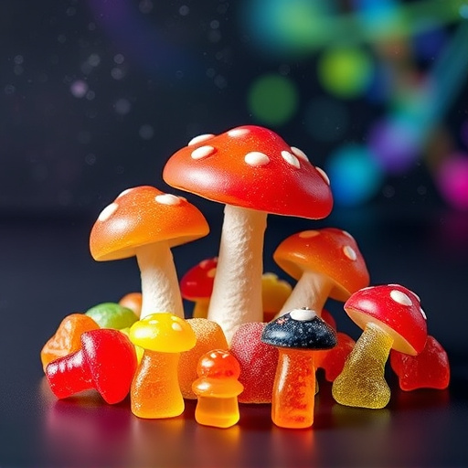 Vibrant Magic Mushroom Gummies Collection