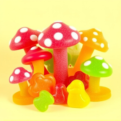 Vibrant Magic Mushroom Gummies Collection