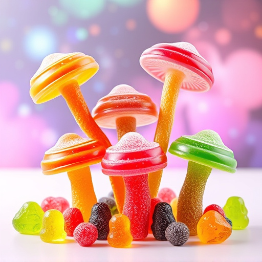Vibrant Magic Mushroom Gummies Collection