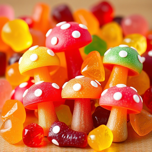 Vibrant Magic Mushroom Gummies Collection