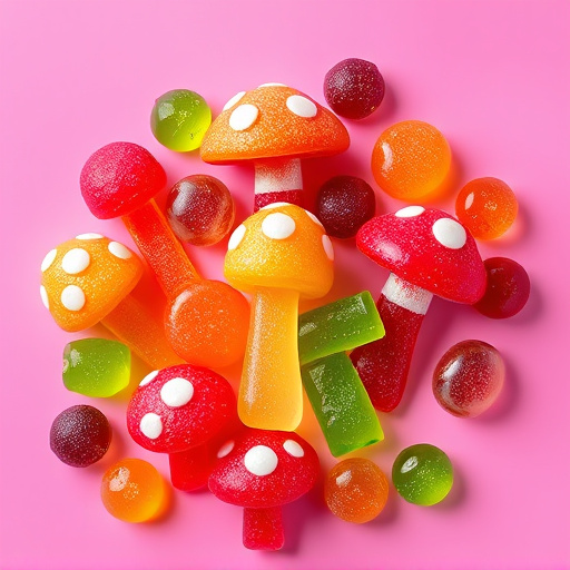 Vibrant Magic Mushroom Gummies Collection
