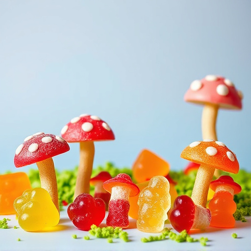 Vibrant Magic Mushroom Gummies Collection