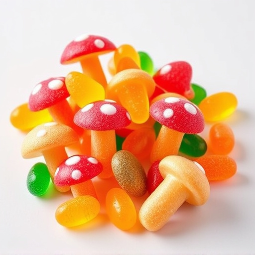 Vibrant Magic Mushroom Gummies Collection