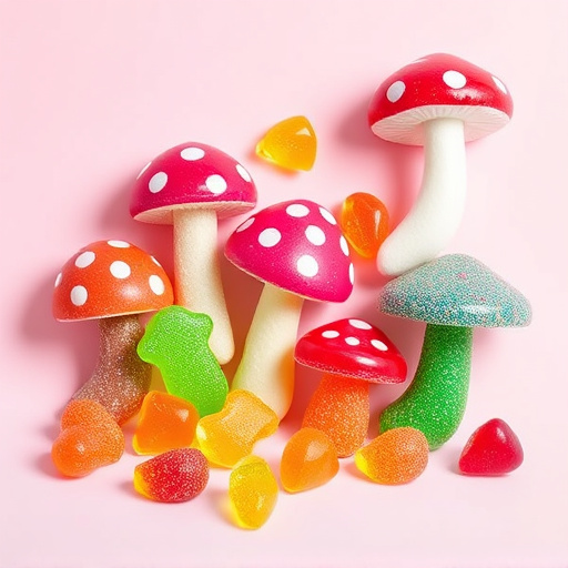 Vibrant Magic Mushroom Gummies Collection