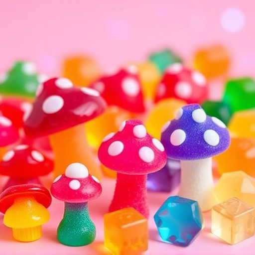 Vibrant Magic Mushroom Gummies Collection