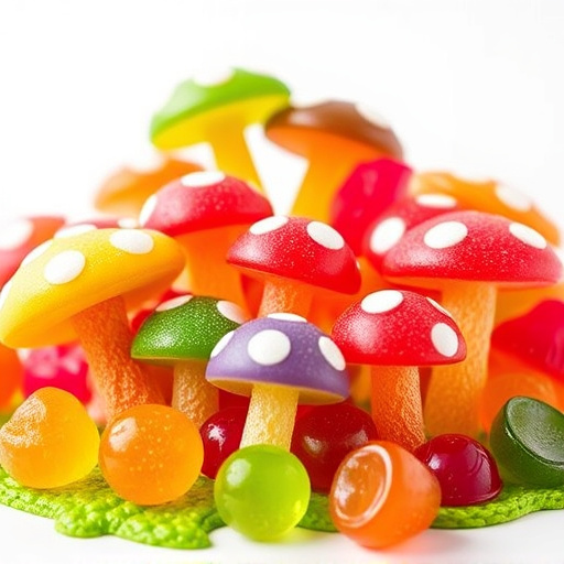 Vibrant Magic Mushroom Gummies Collection