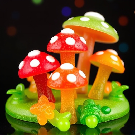 Vibrant Magic Mushroom Gummies Collection