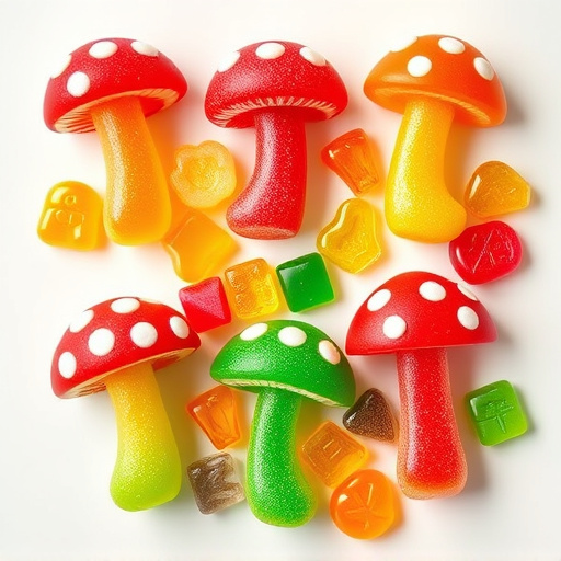 Vibrant Magic Mushroom Gummies Collection