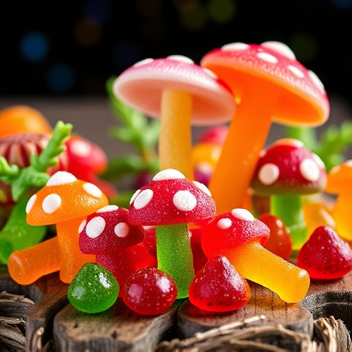 Vibrant Magic Mushroom Gummies Collection